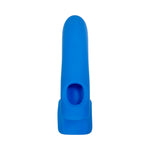 Gender X Flick It Rechargeable Flicking Dual Stimulation Silicone Finger Vibrator Blue - Horny Stoner