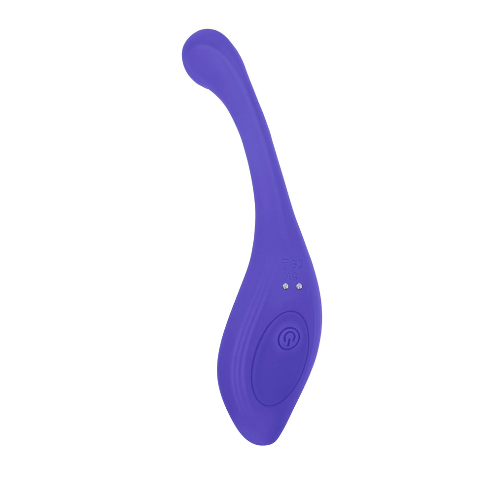 Evolved Anywhere Vibe Rechargeable Remote-Controlled Poseable Silicone Vibrator Blue - Horny Stoner