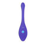 Evolved Anywhere Vibe Rechargeable Remote-Controlled Poseable Silicone Vibrator Blue - Horny Stoner