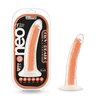 Neo Elite Glow In the Dark 7in Silicone dildo