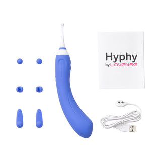 Lovense Hyphy Bluetooth Remote-Controlled Dual-End Vibrator Clitoral and G-Spot Stimulator - Horny Stoner