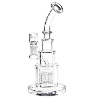 Pulsar 12 Arm Perc Chugger Glass Water Pipe - 10" / 14mm F