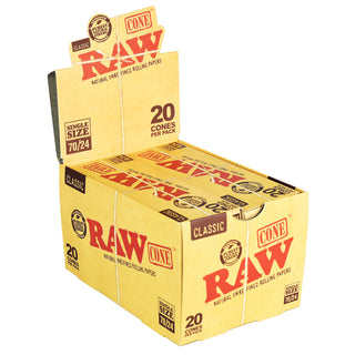 RAW Classic Single Size Cones - Horny Stoner