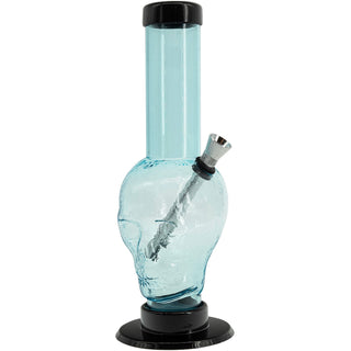 Acrylic Skull Bong 9-12" - Multiple Colors