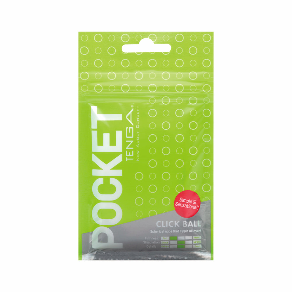 Tenga Pocket Masturbator Sleeve Click Ball - Horny Stoner