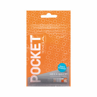 Tenga Pocket Masturbator Sleeve Hexa Brick - Horny Stoner
