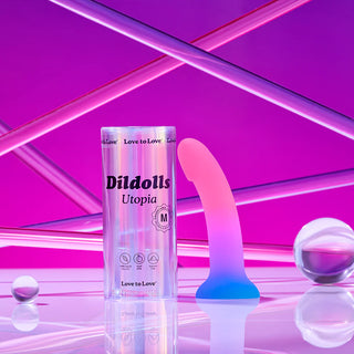 Love to Love Dildolls Utopia Varying Size Suction Cup Silicone Dildo