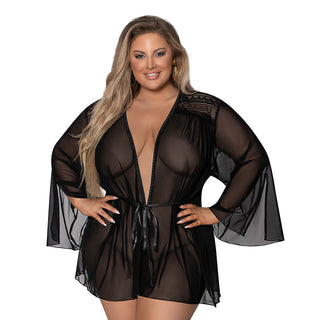 Magic Silk Modern Romance Short Robe - Horny Stoner