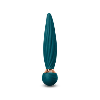 Sugar Pop Twist Gyrating Bendable Vibe Teal - Horny Stoner