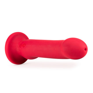 Impressions Las Vegas Rechargeable Silicone 8.25 in. Vibrating Dildo Crimson - Horny Stoner