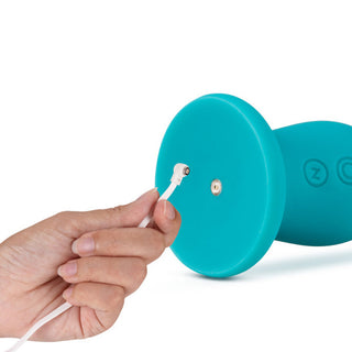 Impressions Miami Rechargeable Silicone 6.5 in. Vibrating Dildo Teal - Horny Stoner
