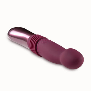 Temptasia Trixie Rechargeable 10 in. Silicone Thrusting Dildo Wine - Horny Stoner