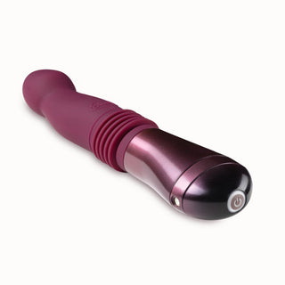 Temptasia Trixie Rechargeable 10 in. Silicone Thrusting Dildo Wine - Horny Stoner