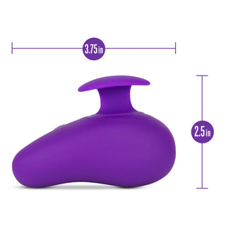 Blush Wellness Palm Sense Rechargeable Silicone Vibrator Purple - Horny Stoner