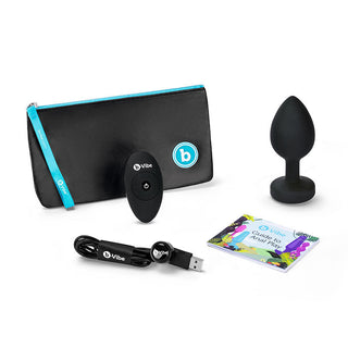 b-Vibe Rechargeable Vibrating Jewel Butt Plug