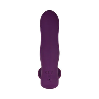 Gender X Velvet Hammer Rechargeable Remote-Controlled Thumping Thrusting Dual Stimulator Purple - Horny Stoner