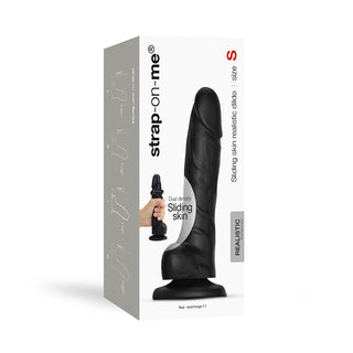 Strap-On-Me Sliding Skin Dual Density Strap-On Dildo - Horny Stoner
