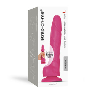 Strap-On-Me Sliding Skin Dual Density Strap-On Dildo - Horny Stoner