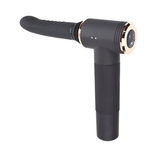 Evolved Too Hot To Handle Rechargeable Silicone Thrusting Sex Machine Black - Horny Stoner