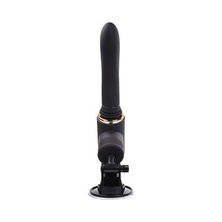 Evolved Too Hot To Handle Rechargeable Silicone Thrusting Sex Machine Black - Horny Stoner