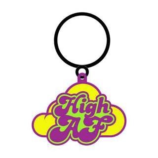 Weed Keychain High AF - Horny Stoner