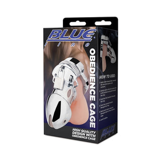 Blue Line Obedience Cage for Enhanced Submission