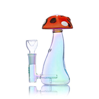 HEMPER- Trippy Shroom Bong 6" - Horny Stoner