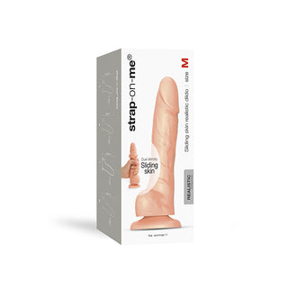 Strap-On-Me Sliding Skin Dual Density Strap-On Dildo - Horny Stoner