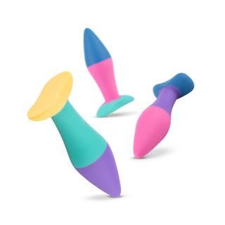 PMV20 Koda 3-Piece Butt Plug Set Multicolor - Horny Stoner