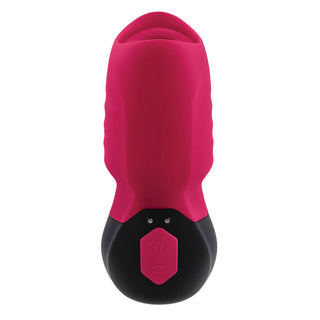Gender X Body Kisses Rechargeable Vibrating Silicone Suction Massager Red - Horny Stoner