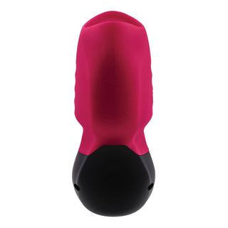 Gender X Body Kisses Rechargeable Vibrating Silicone Suction Massager Red - Horny Stoner