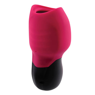 Gender X Body Kisses Rechargeable Vibrating Silicone Suction Massager Red - Horny Stoner