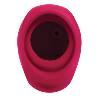 Gender X Body Kisses Rechargeable Vibrating Silicone Suction Massager Red - Horny Stoner