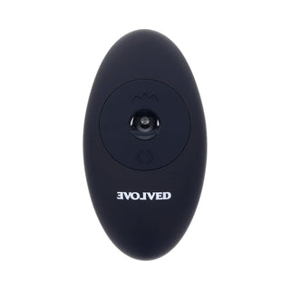 Evolved Black Thunder Vibrating Dildo with Moving Beads and Remote Control - Horny Stoner