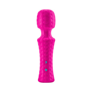 FemmeFunn Ultra Wand Mini Rechargeable Flexible Textured Silicone Vibrator
