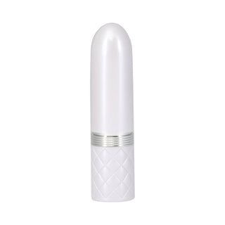 Pillow Talk Lusty Silicone Flickering Lipstick Vibrator with Swarovski Crystal Teal - Horny Stoner