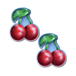 Pastease Cherry: Red Cherries Nipple Pasties - Horny Stoner