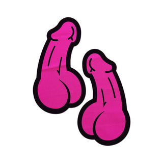 Pastease A Bag of Dicks: 3-Pack of Penis Pasties for Nipples & Skin - Horny Stoner