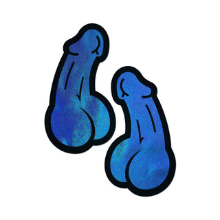 Pastease A Bag of Dicks: 3-Pack of Penis Pasties for Nipples & Skin - Horny Stoner