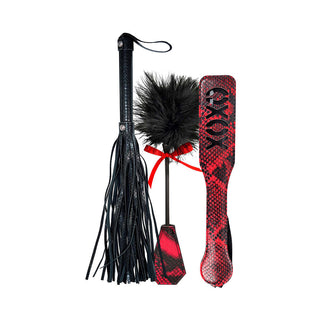 Nasstoys Lovers Kits Whip, Spank & Tickle 3-Piece Set - Horny Stoner