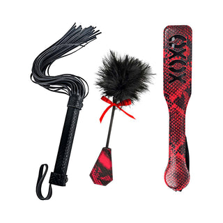 Nasstoys Lovers Kits Whip, Spank & Tickle 3-Piece Set - Horny Stoner