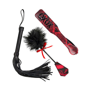 Nasstoys Lovers Kits Whip, Spank & Tickle 3-Piece Set - Horny Stoner