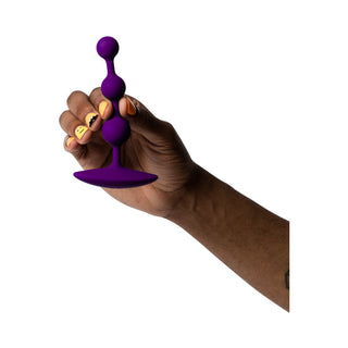 ROMP Amp Silicone Anal Plug Dark Purple - Horny Stoner