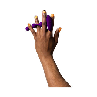 ROMP Amp Silicone Anal Plug Dark Purple - Horny Stoner
