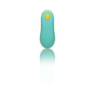 ROMP Cello Rechargeable Remote-Controlled Silicone G-Spot Egg Vibrator Light Teal - Horny Stoner
