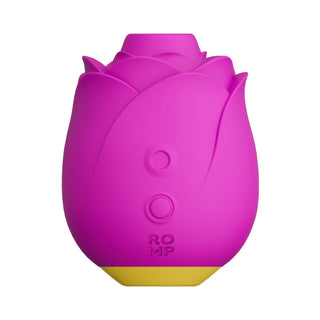 ROMP Rose Rechargeable Silicone Pleasure Air Clitoral Vibrator Pink - Horny Stoner