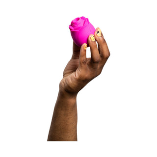 ROMP Rose Rechargeable Silicone Pleasure Air Clitoral Vibrator Pink - Horny Stoner