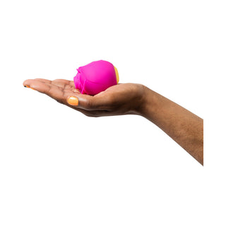 ROMP Rose Rechargeable Silicone Pleasure Air Clitoral Vibrator Pink - Horny Stoner