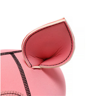 Ple'sur Neoprene Pig Mask Hood Pink Bag Packaging - Horny Stoner