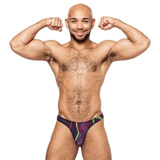 Male Power Galactic Print Bong Thong - Horny Stoner